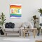 Stupell Industries Rainbow Love Pride Stripes Canvas Wall Art